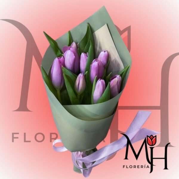 Ramo de 10 tulipanes