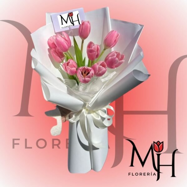 Ramo 10 tulipanes